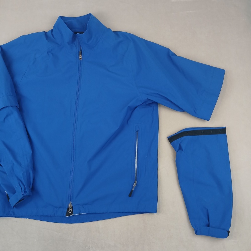 Zero Restriction Tour Series‎ Medium Mens Windbreaker Convertible Sleeve FLAWS